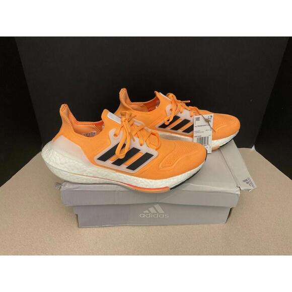 New! Adidas Ultraboost 22 “Flash Orange” Running Shoes. Men’s 7. Women’s 8. Nice - Picture 1 of 12
